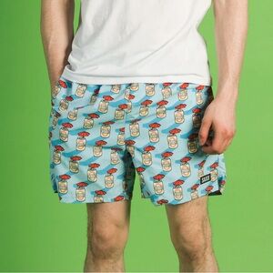 Saxx Mens Go Coastal 2N1 Volley Shorts Size Large Style# SXSW05-MSB